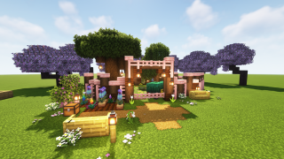 image of Ivy's Sniffer Enclosure by Ivysagee Minecraft litematic