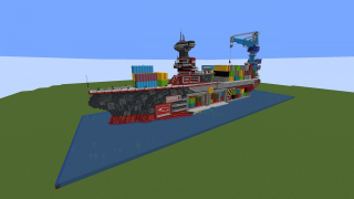 Fighter Cargo Ship building