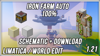 Iron Farm Auto 100% Limatica/WorldEdit