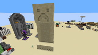 Creeper Statue Sandstone