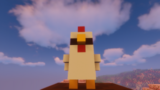 Chicken statue