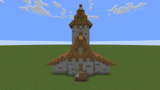 Stone and Brick Church Style House