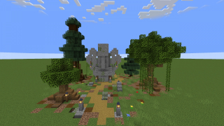 Villager Statue Portal Area