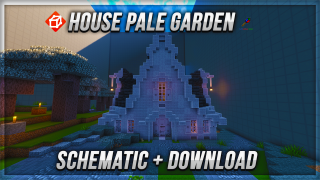 House Pale Garden + Vaults room | Schematic, Litematica/WorldEdit
