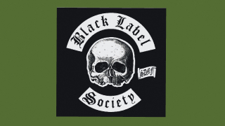 Black Label Society Heavy metal music band map art.