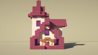 purple fantasy house
