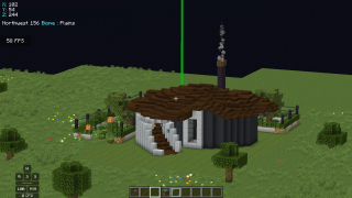 semi-modern house