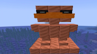 COPPER DUCK STATUE