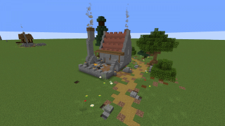 Stone and Brick Blacksmiths House