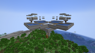 Simple Iron Farm All Cobblestone