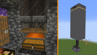 Drowned Farm, 20x20x84, manual/autoclick, place high above a river, Copper, Tridents, Raw Flesh, Fishing Poles, Shells
