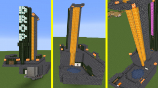 2 Mini Games in 1, Arrow Shot Drop/ Drop Pad(Hermitcraft Inspired) put 1 water bucket in each dispenser, check linked video if needed.