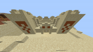 Desert pyramid base