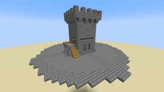 Simple Iron Farm in Small Castle Tower