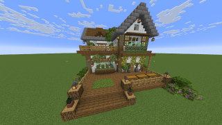 Aesthetic cozy house