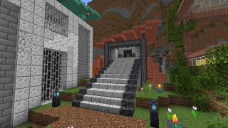 Basalt Generator With Factory Themed Build Enclosing It