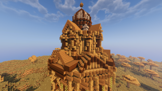 Wood/Hub Temple Build (Litematica)