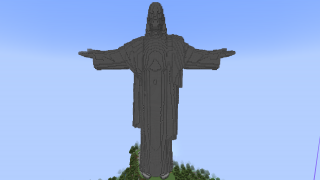 Cobblestone Christ the redeemer