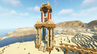 Ancient Desert Lighthouse
