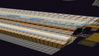 Falling block duper sulker storage system