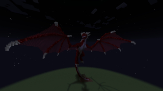 A Huge Red Dragon