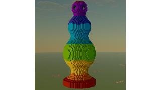 PRIDE Rainbow Tower-Statue