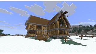 Wooden House for Players and Villagers