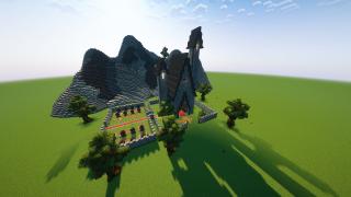 Dark Mountain + Church & Graveyard  – Custom Terrain  By HeldoryaStudio