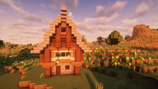 Compact Starter House – Minecraft Schematic (.schem)