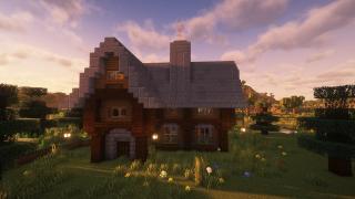 Large Survival House – Minecraft Schematic (.schem)