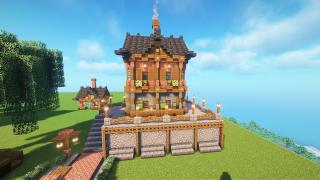 Medium Cozy Brick House