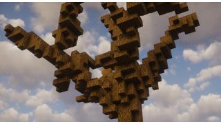 Dying Tree on Floating Desert Isle