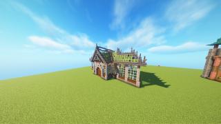 Greenhouse with working honey farm