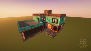 Ultimate PUBG Combat House Remake in Minecraft