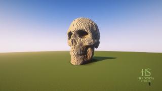 Minecraft Giant 3D Skull