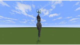 Statue with a trident