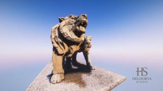 Lion and Lioness Realistic Statue | Sculpture