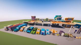 ASSET PACK Modern City - Map - VANILLA FRIENDLY Miami Vibes