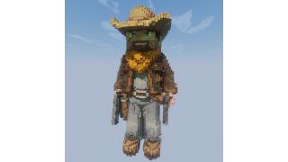 Wild West Cowboy Statue