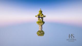 Japanese Toro Old Lantern | Monument | Statue | Memorial | Big | (schem & litematic)