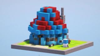 Hefty Smurf House