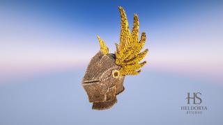 Knight's Helm Statue | Monument