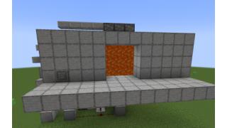3x3 Lava door
