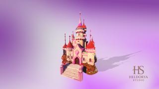 Beautiful Pink Castle - Cinematic Structure