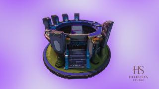 Abandoned Futuristic PvP Arena