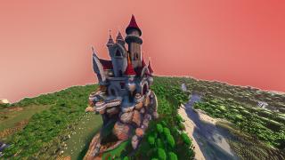 Beautiful Red Castle - Fantasy - Fable