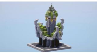 Medieval Green Fantasy House - Variant 4