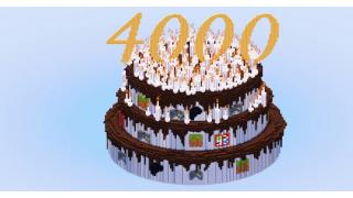 4000 Followers on Patreon Cake