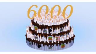 6000 Followers on Patreon Cake