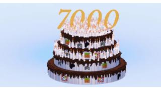 7000 Followers on Patreon Cake